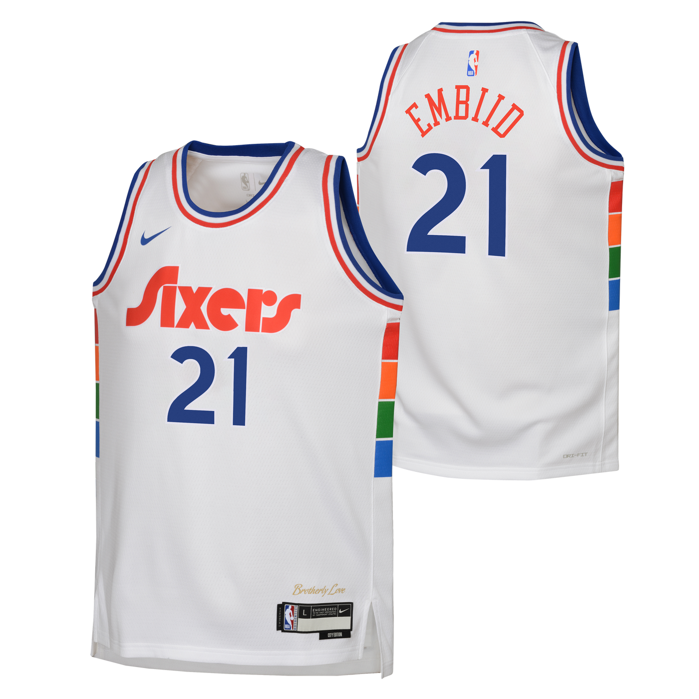 Boys Philadelphia 76Ers Joel Embiid CE 24 Jersey