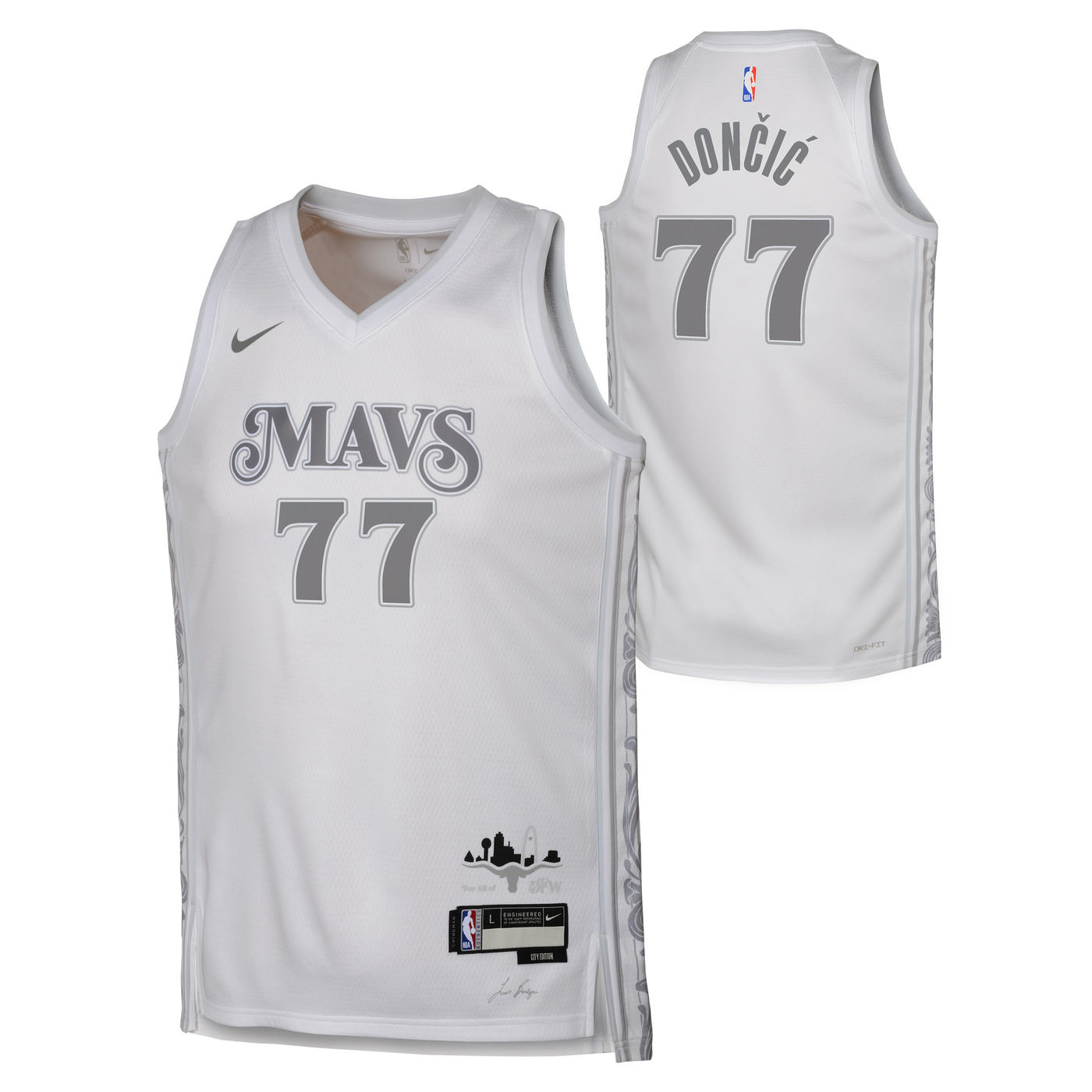 Boys Dallas Mavericks Luka Doncic CE 24 Jersey