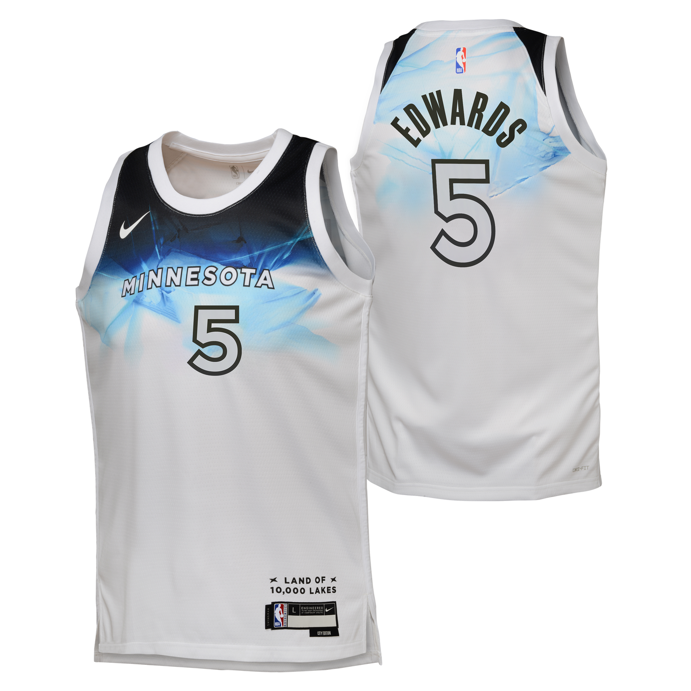 Boys Minnesota Timberwolves Anthony Edwards CE 24 Jersey