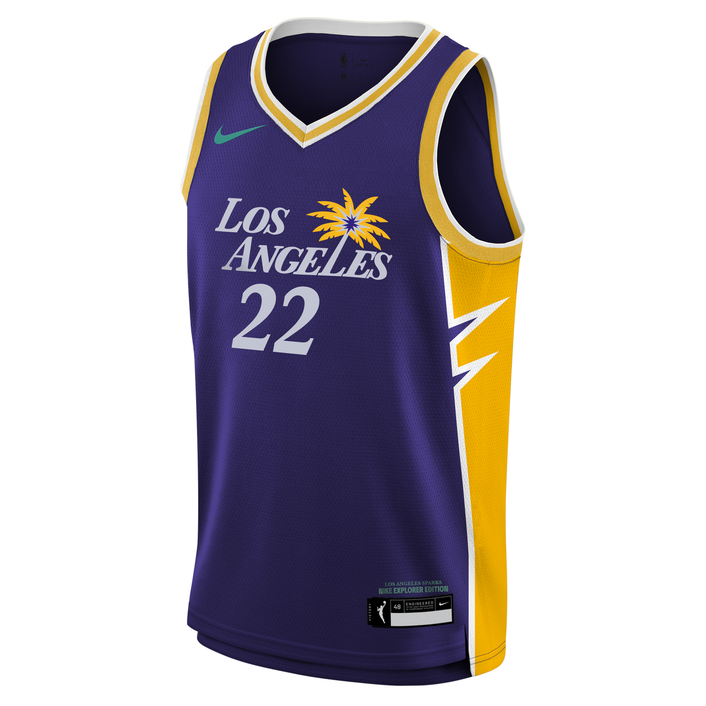 Junior Los Angeles Sparks Cameron Brink Explorer Jersey