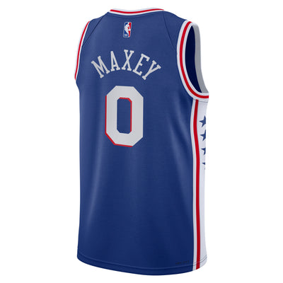 Junior Philadelphia 76ers Tyrese Maxey Icon Replica Jersey