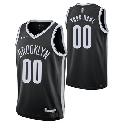 Brooklyn Nets Blank Icon Swingman Replica Custom Jersey