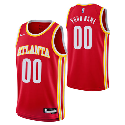 Atlanta Hawks Blank Icon Swingman Replica Custom Jersey