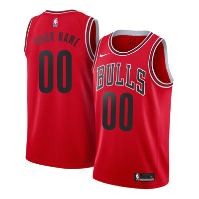 Junior Chicago Bulls Swingman Icon Custom Jersey