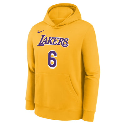 Boys Los Angeles Lakers Lebron James Icon N&N Hoodie