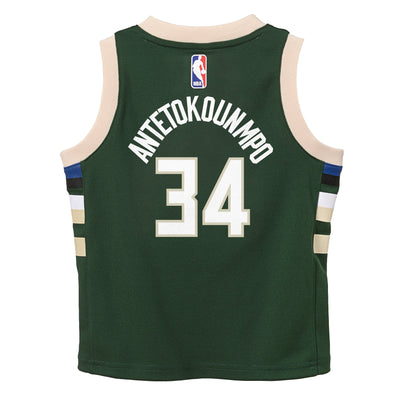 Toddler Milwaukee Bucks Giannis Icon Replica Jersey Set