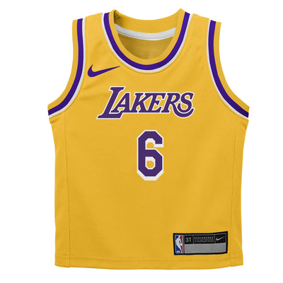 Toddler Los Angeles Lakers Lebron James Icon Replica Jersey Set