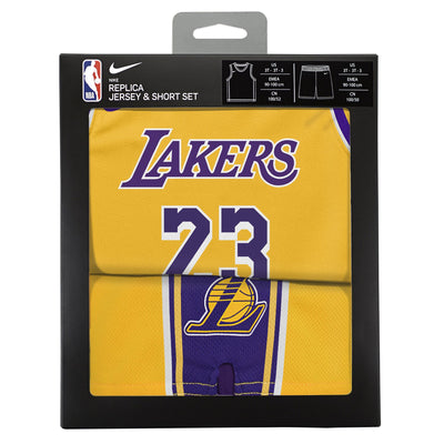 Toddler Los Angeles Lakers Lebron James Icon Replica Jersey Set