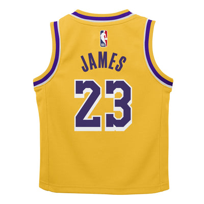 Toddler Los Angeles Lakers Lebron James Icon Replica Jersey Set