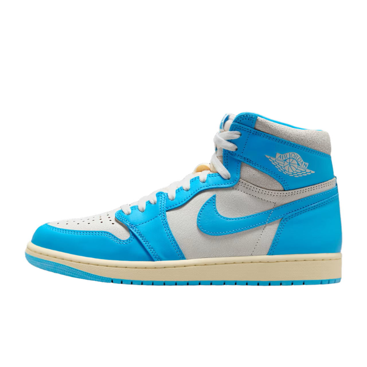 Mens Jordan 1 Retro Hi OG UNC Lost & Found Shoe