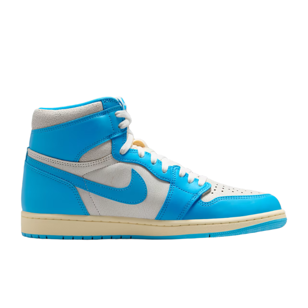 Mens Jordan 1 Retro Hi OG UNC Lost & Found Shoe