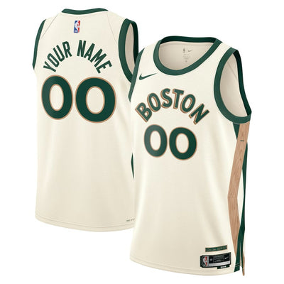 Boys Boston Celtics Blank City Edition Swingman Replica Custom Jersey