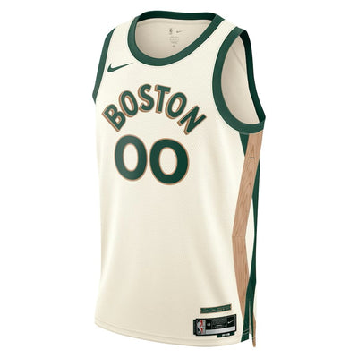 Boys Boston Celtics Blank City Edition Swingman Replica Custom Jersey