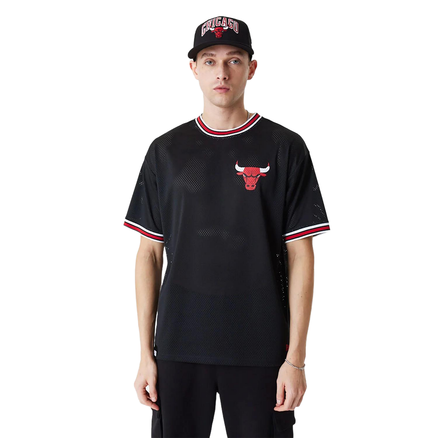 Mens Chicago Bulls Mesh T-Shirt