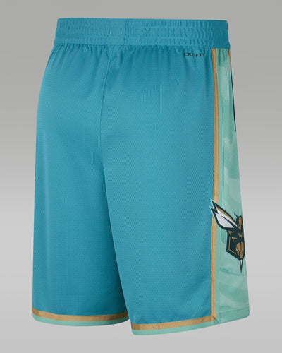 Mens Charlotte Hornets Swingman City Edition Replica Shorts