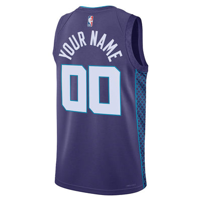 Mens Charlotte Hornets Swingman Statement Replica Custom Jersey