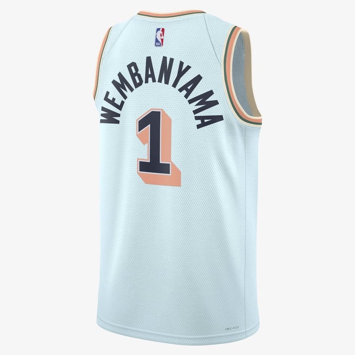 Mens San Antonio Spurs Wembanyama CE 24 Jersey