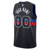 Mens Detroit Pistons Blank Statement Replica Jersey