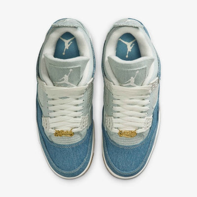 Womens Air Jordan 4 Retro Tex Denim Shoe