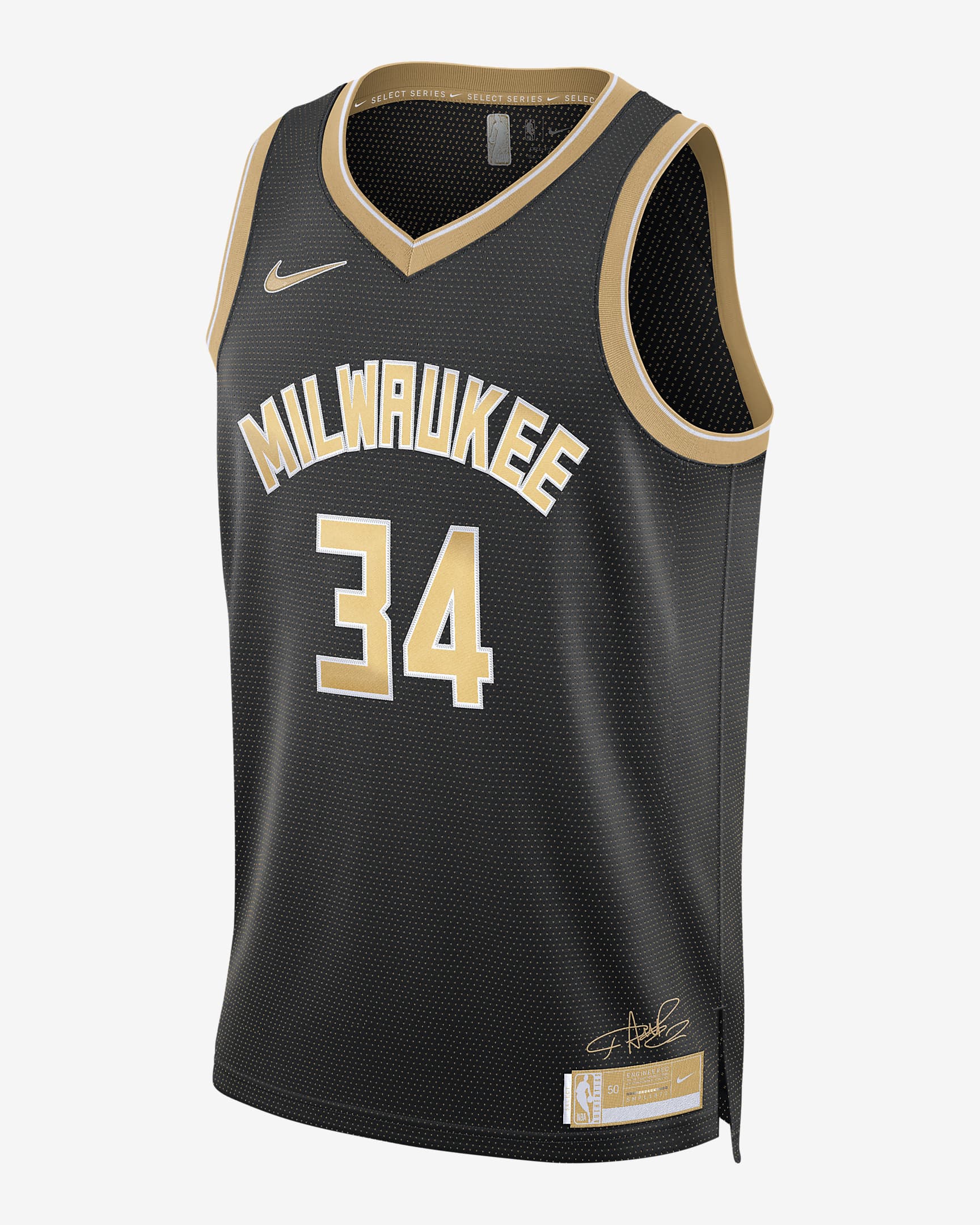 Shop Mens Milwaukee Bucks Giannis Select Replica Jersey Online - NBA ...