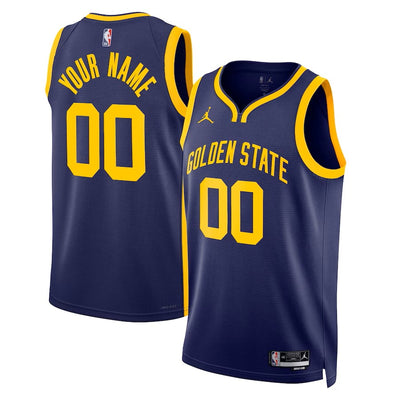 Mens Golden State Warriors Swingman Statement Replica Custom Jersey