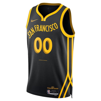 Boys Golden State Warriors City Edition Swingman Replica Custom Jersey