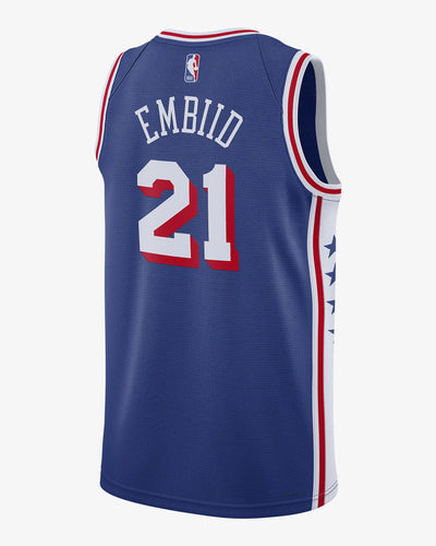 Mens Joel Embiid Philadelphia 76ers 2023/24 Icon Edition Swingman Jersey