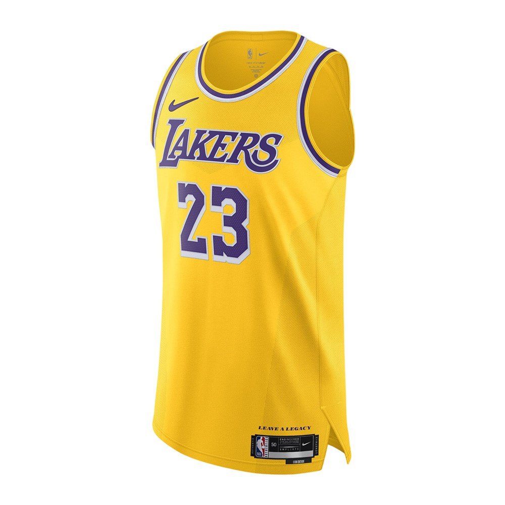 【値下げ】LeBron James Authentic Jersey Shop Mens Los Angeles Lakers Lebron James Icon Authentic Jersey
