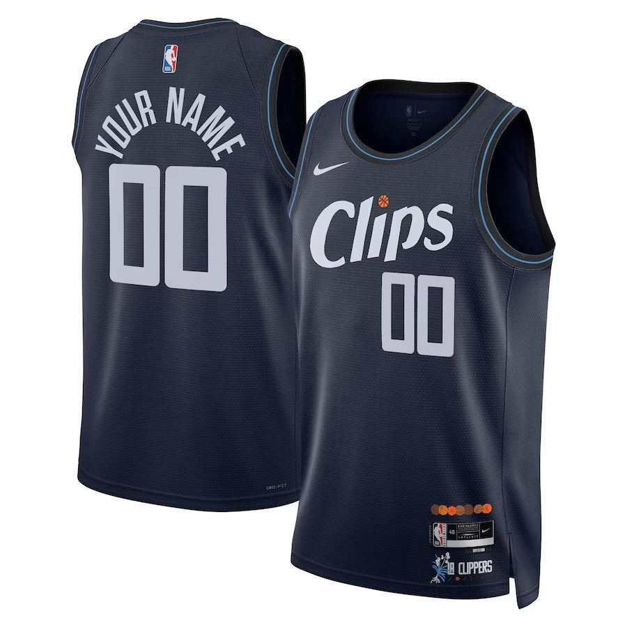 Boys Los Angeles Clippers City Edition Swingman Replica Custom Jersey