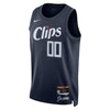 Boys Los Angeles Clippers City Edition Swingman Replica Custom Jersey
