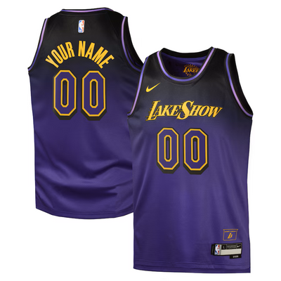 Boys Los Angeles Lakers Blank CE 24 Jersey