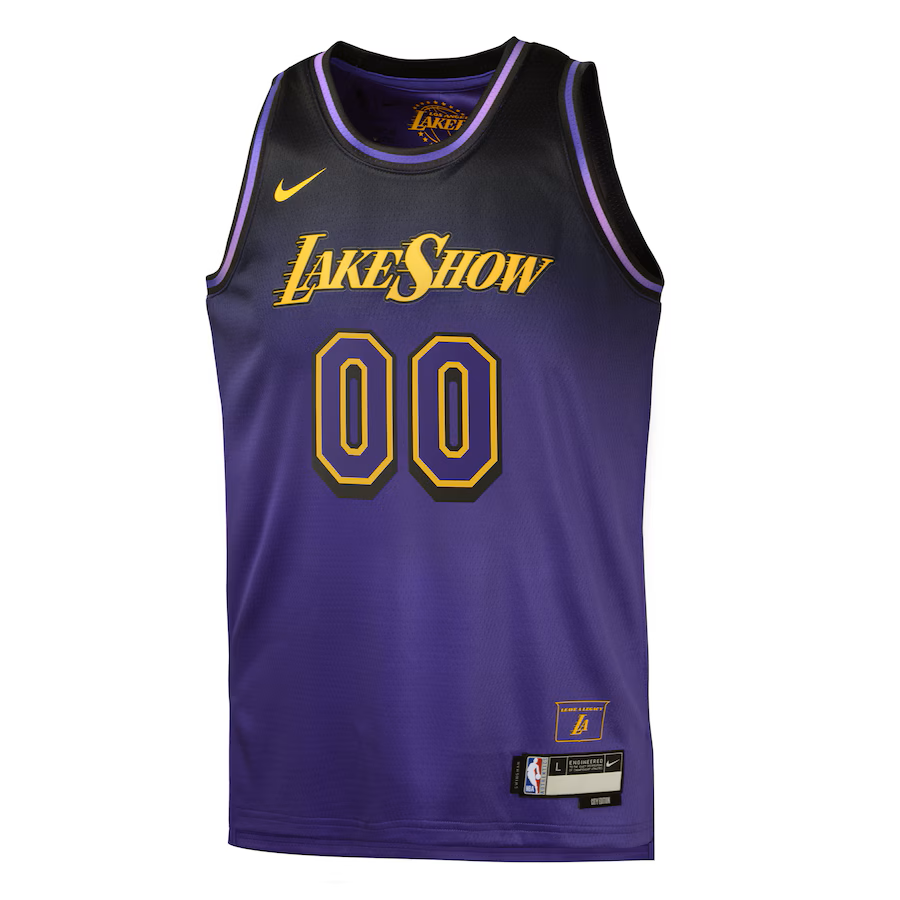 Boys Los Angeles Lakers Blank CE 24 Jersey