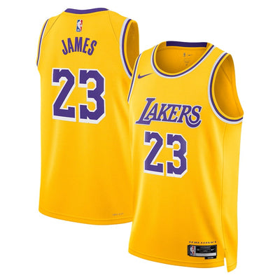 Junior Los Angeles Lakers Lebron James Icon Swingman Replica Jersey