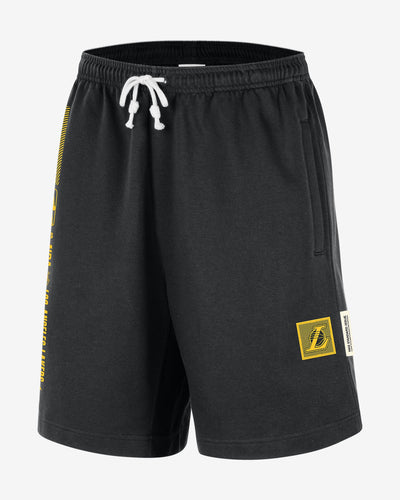 Mens Los Angeles Lakers Standard Issue Fleece Shorts