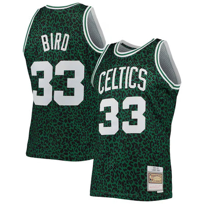 Mens Boston Celtics Larry Bird Wildlife Replica Jersey