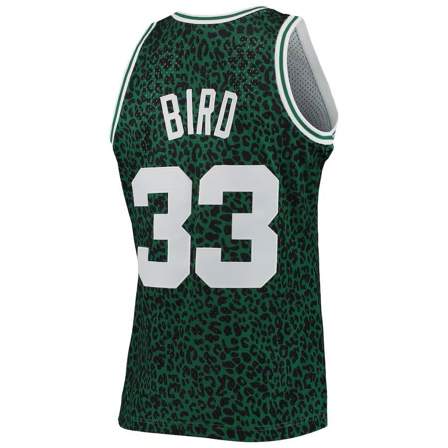 Mens Boston Celtics Larry Bird Wildlife Replica Jersey