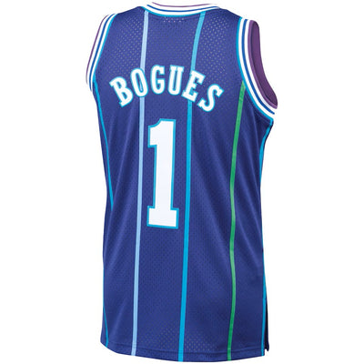 Mens Charlotte Hornets Muggsy Bogues 94 Replica Jersey