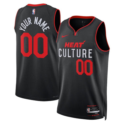 Boys Miami Heat City Edition Swingman Replica Custom Jersey