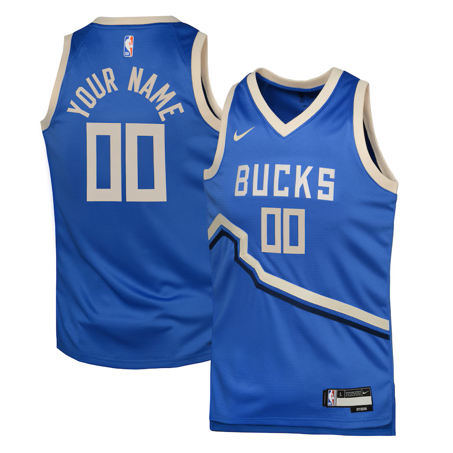 Boys Milwaukee Bucks Blank CE 24 Jersey