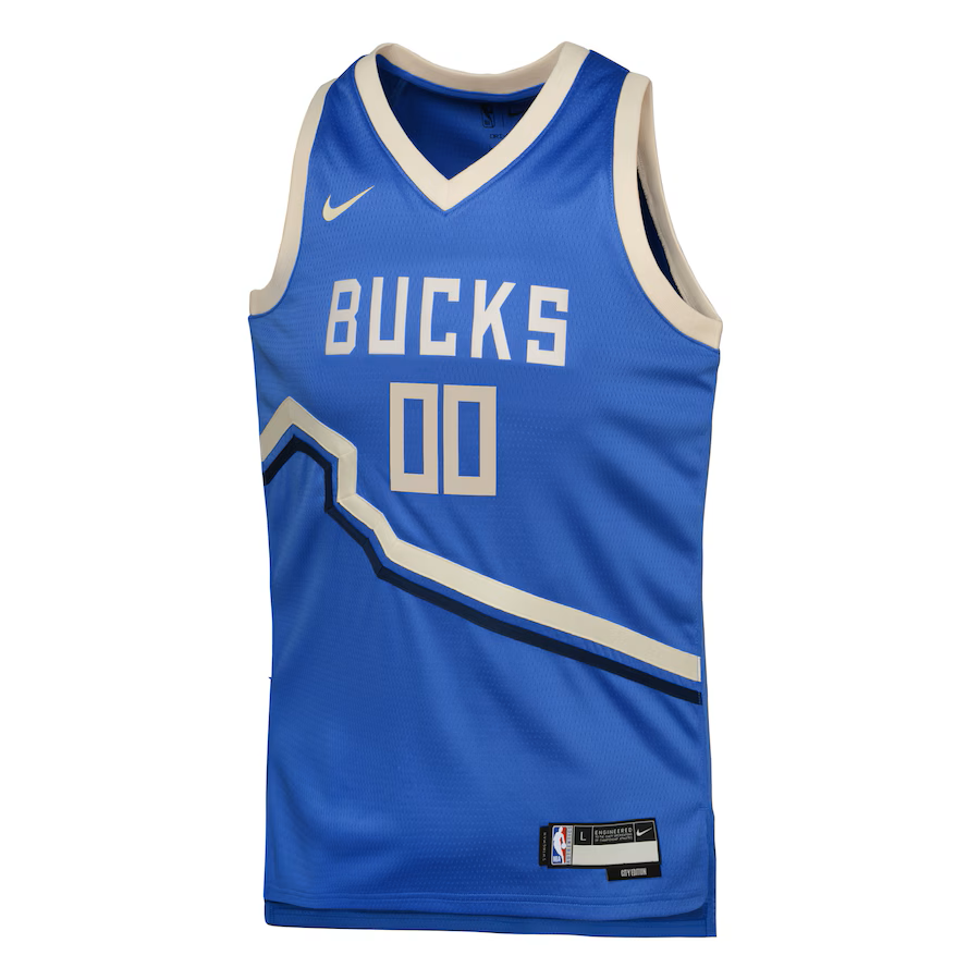 Boys Milwaukee Bucks Blank CE 24 Jersey