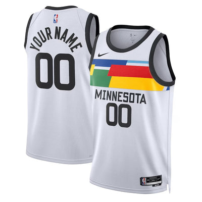 Minnesota Timberwolves Swingman City Edition Custom Jersey