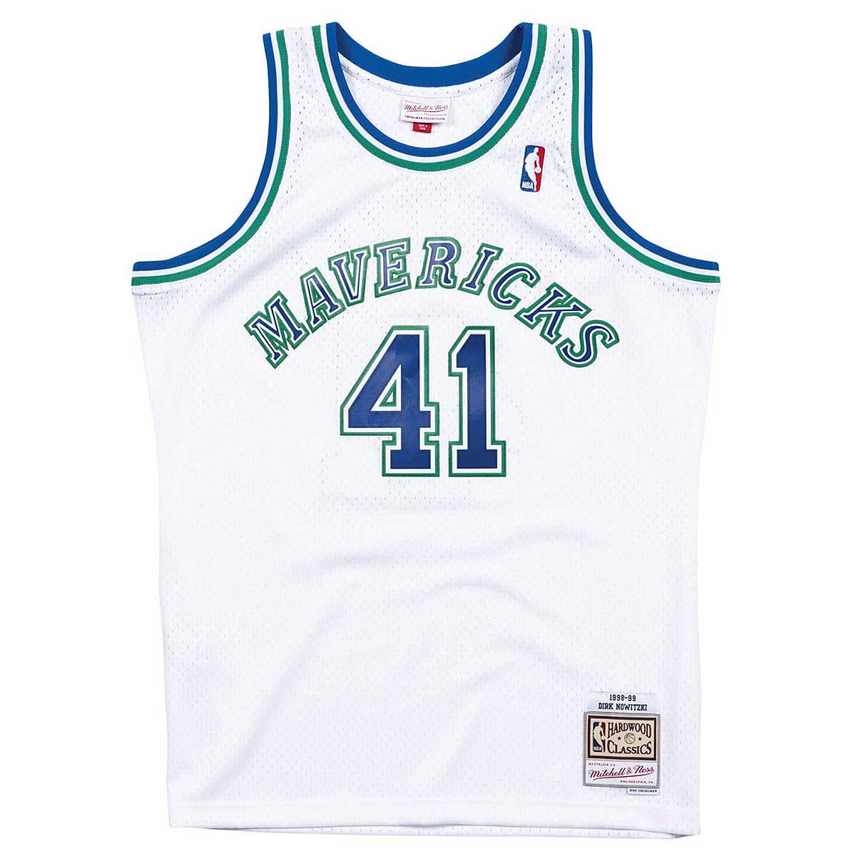 Mens Dallas Mavericks Dirk Nowitzki 1998 Replica Jersey