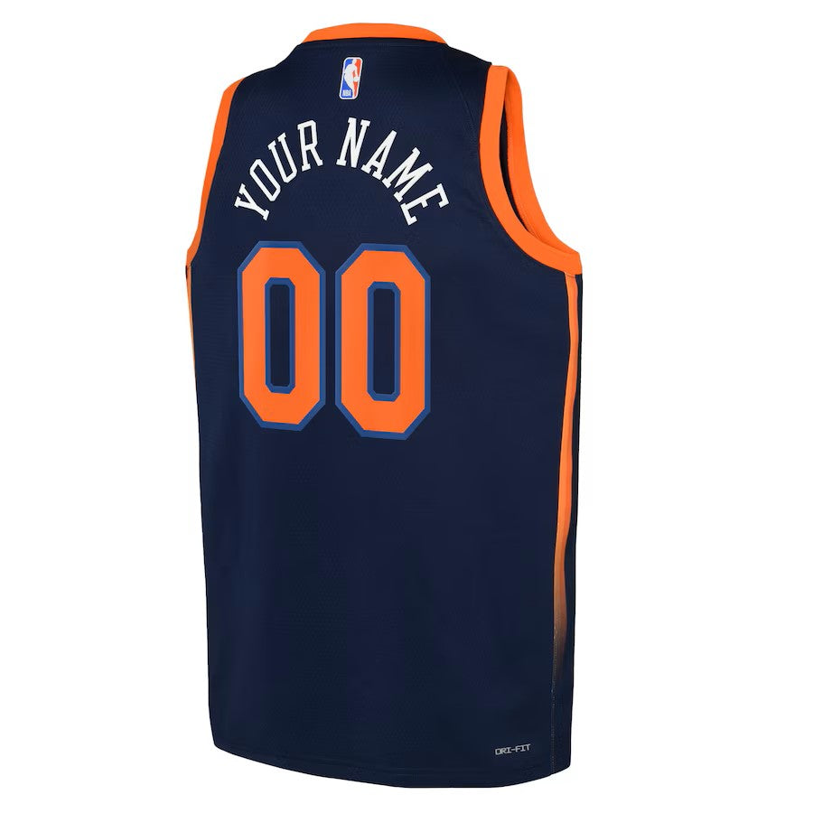 Boys New York Knicks Blank Statement Swingman Replica Jersey