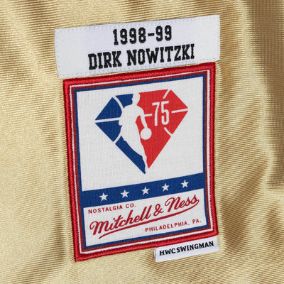 Mens Dallas Mavericks Dirk Nowitzki 75Th Anni 1998 Replica Jersey