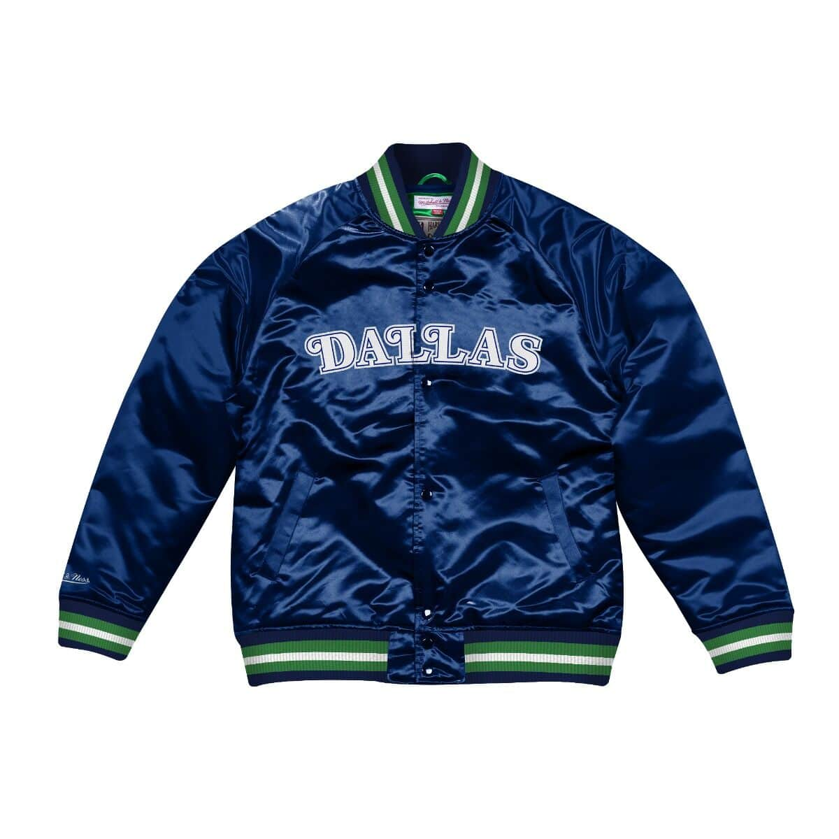 Mens Dallas Mavericks Lightweight Satin Jacket