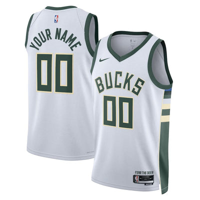 Mens Milwaukee Bucks Swingman Replica Custom Jersey