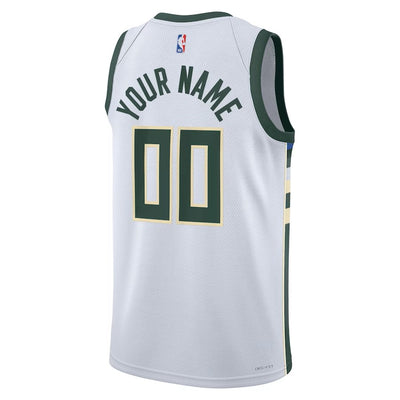 Mens Milwaukee Bucks Swingman Replica Custom Jersey