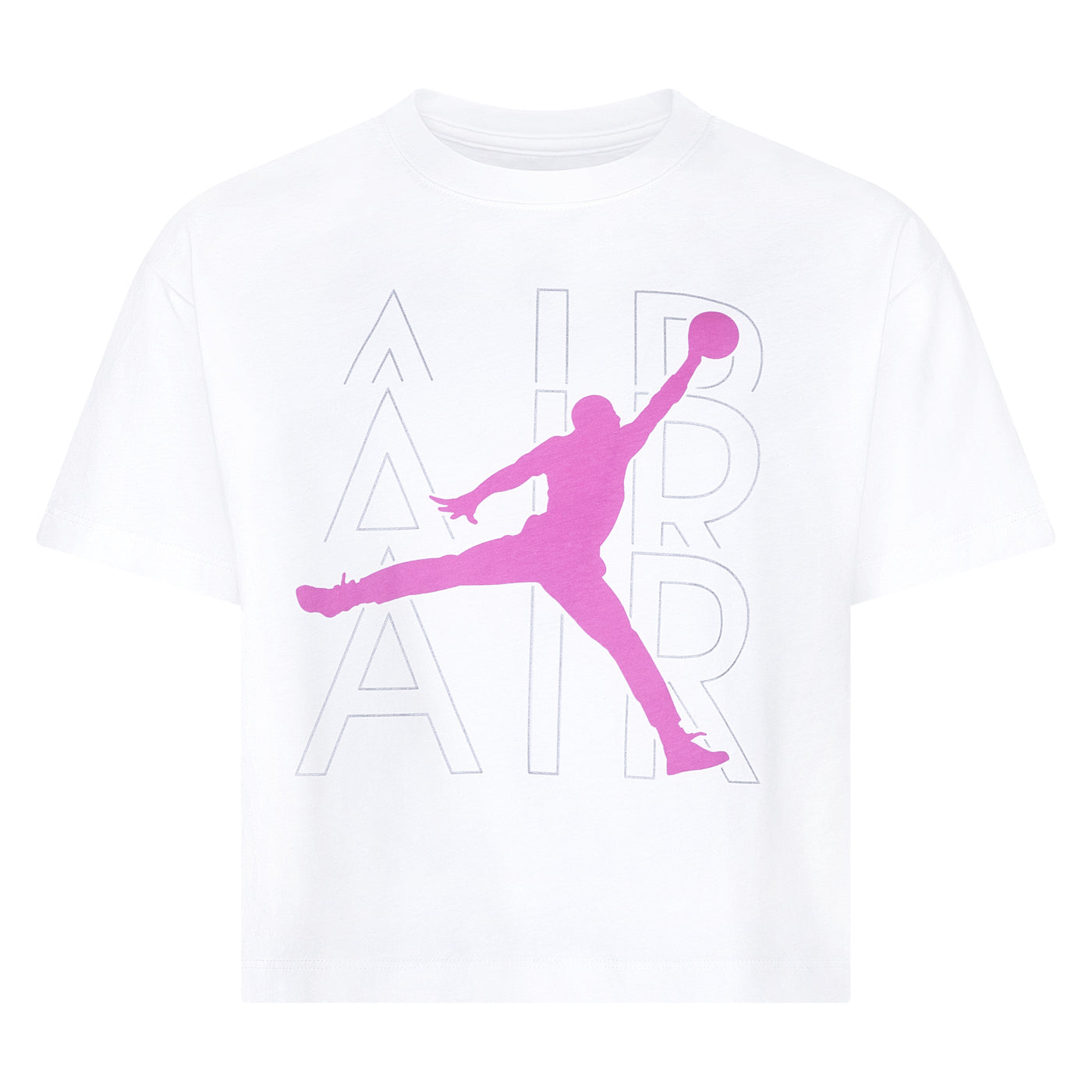 Girls Jordan Air Shine Short Sleeve T-Shirt