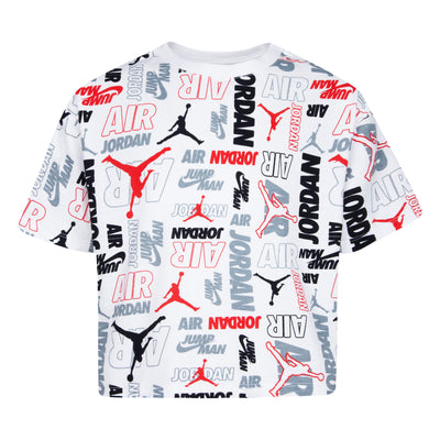 Junior Jordan Cool Stack All Over Print Short Sleeve T-Shirt