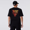 Mens Chicago Bulls Neon Fade  Short Sleeve T-Shirt